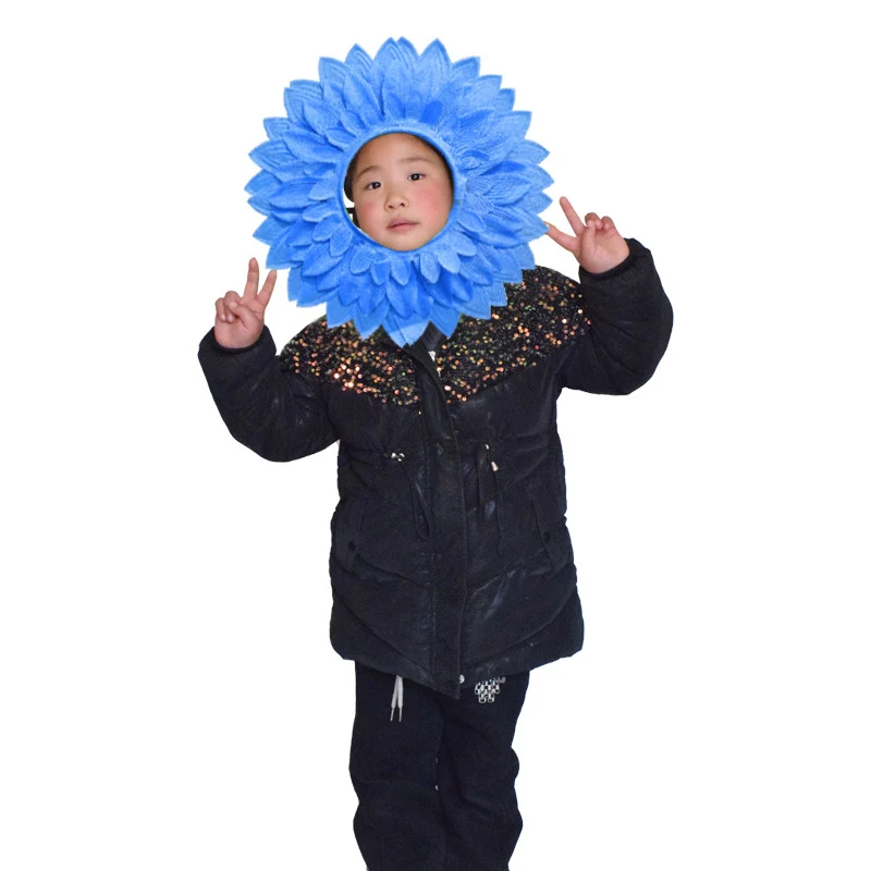 Couvre-chef De Tournesol Enfant Accessoire Déguisement Fleur Couvre-chef De Tournesol Enfant Accessoire Déguisement Fleur