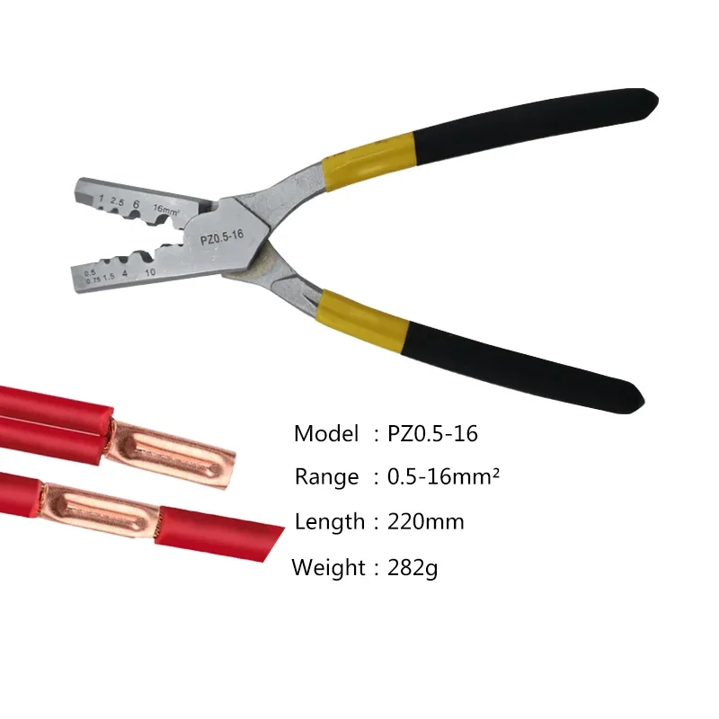 1000Pcs Copper Tube Crimping Terminal,Heat Shrink Tube,Red Copper Material,Wire Docking,Copper Connecting Pipe,Terminal Pliers