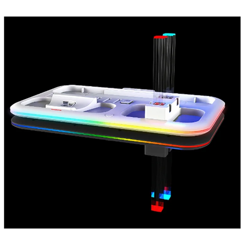 

B86B-для контроллера Joy-Con, зарядная док-станция RGB для Nintendo Switch Pro, стеллаж для хранения игровых карт, подставка