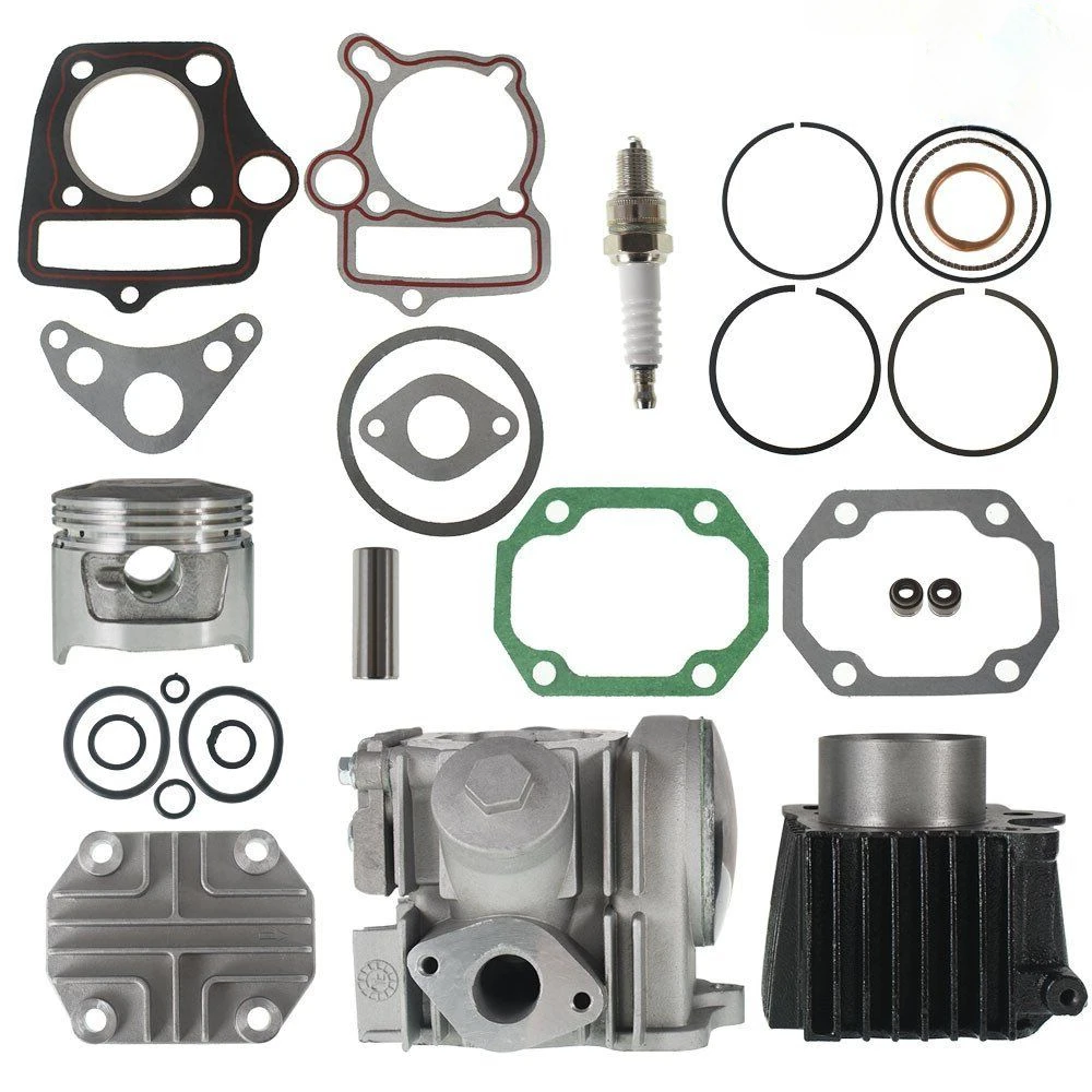 70cc 47mm Bore Cylinder Head Piston Top End Kit for Honda JH70 ATC70 CRF70 CT70 C70 TRX70 XR70 S65 Motorcycle Engine Accessories