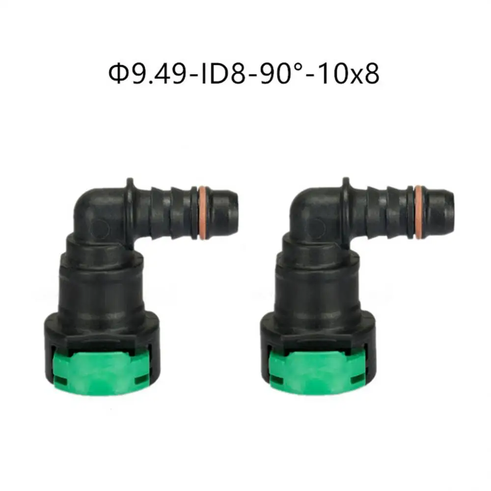 1/2PCS Car Fuel Quick Release Hose Connector ID8 7.89/9.89/9.49/11.8 Gasoline Diesel Oil Pipe Pump Rubber Fitting Car