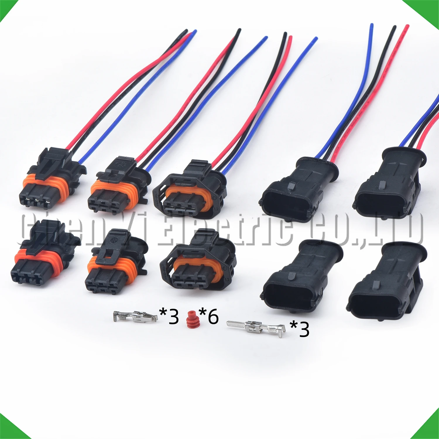 3 Pin Automotive Connectors Camshaft intake oil pressure sensor Idle Motor Wire harness Plug 368161-1 1928403966 1928403110