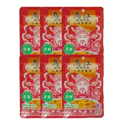 Wujiang Zhacai 80 г, освежающий вкус, маринованные горчичные зелени, 6 упаковок