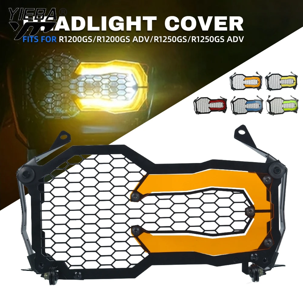 واقي المصابيح الأمامية للدراجات النارية GS Adventure ، غطاء شبكي مناسب لسيارات BMW R1250GS ADV gsa1225 من من من من من من من من من من