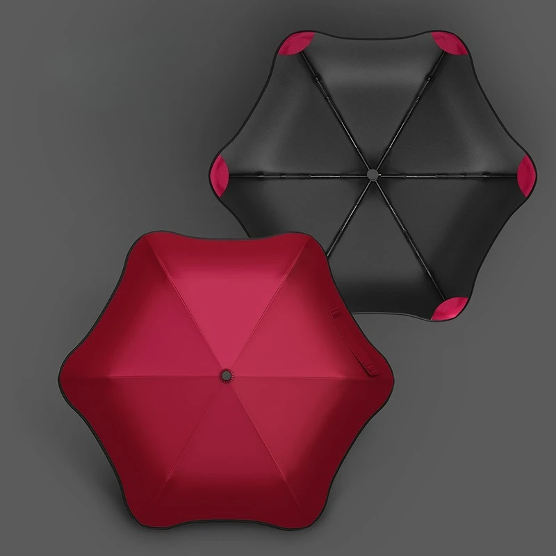 Creative Flower Shaped Three Fold Umbrella Sunny Umbrella Sun Shading and UV Protection Umbrella