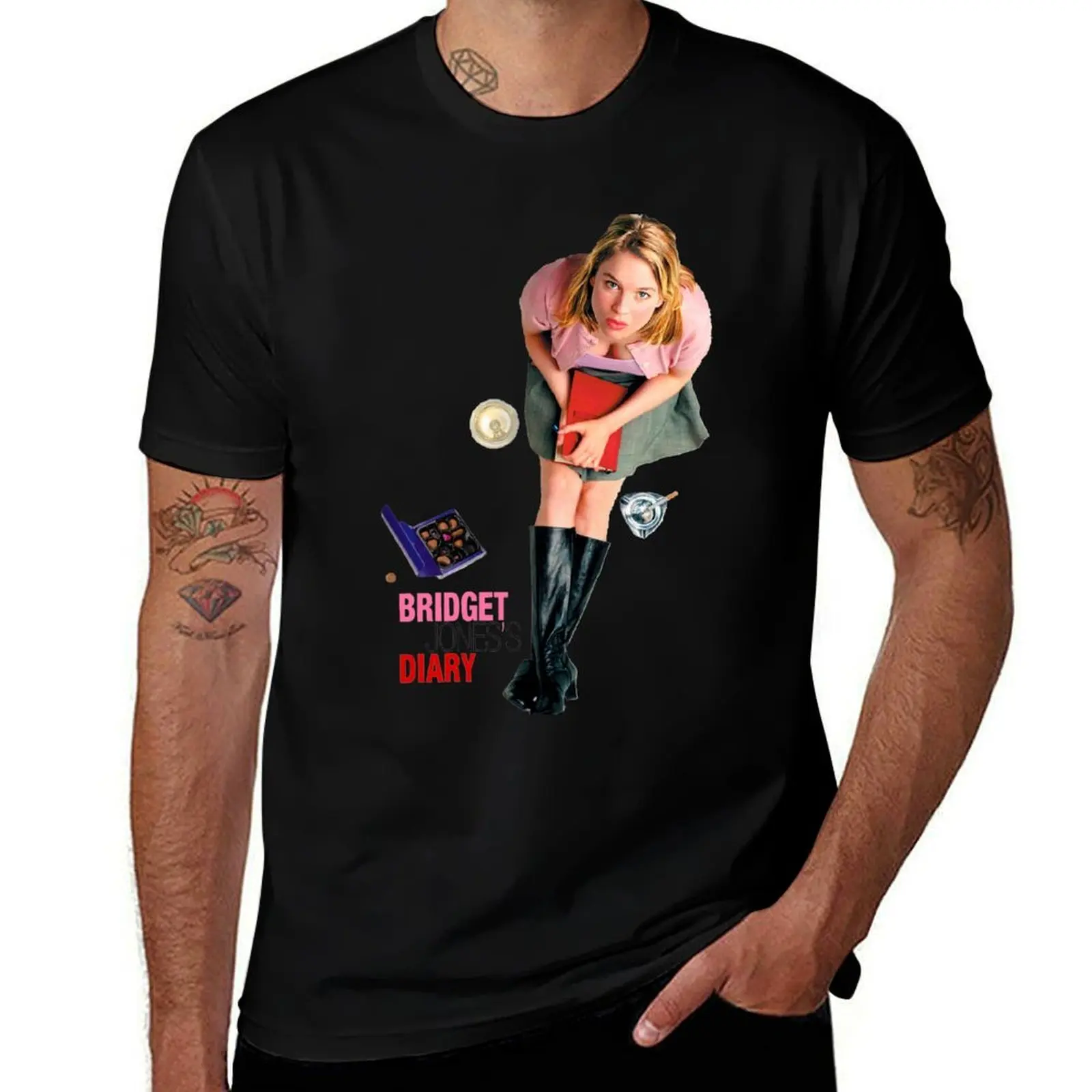 Bridget Jones Diary T-Shirt Simple Casual Short Sleeve Tee T-Shirt
