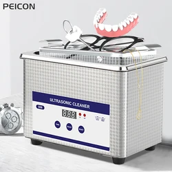 Ultrasonic Cleaner Portable Digital Washing Machine Ultrasound Bath Sonic for Jewelry Glasses Watch Ultrasonic Cleaning Device