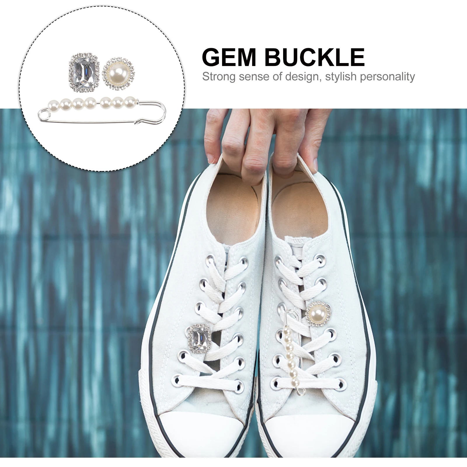 

6pcs Detachable Buckles Lightweight Decorative Accessories For Wedding Party Daily Wear Creative Reusable Chic Buckle Adornments