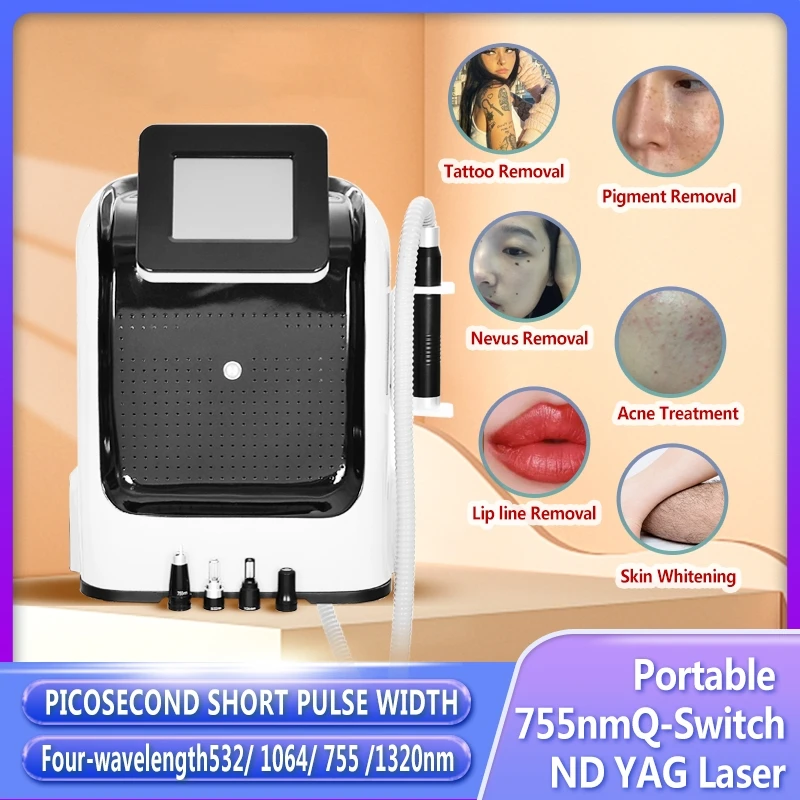 2025 preço de atacado profissional portátil q-switch tatuagem sobrancelha remoção de manchas, clareamento cicatriz recuperação sobrancelha máquina de lavar