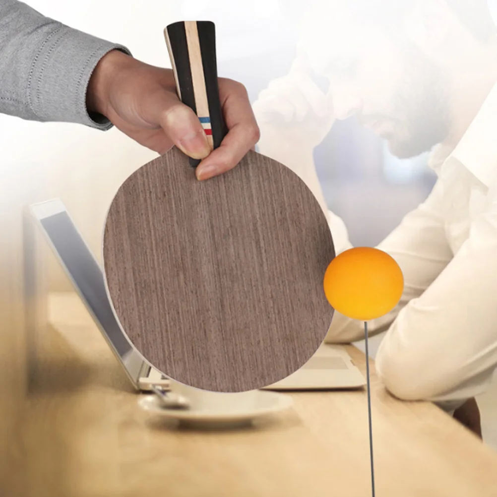 

1 Set Table Tennis Trainer Pong Self-Training Tool Equipment Odorless Thick Wear-Resistant Non-Slip Base Lightweight Portable