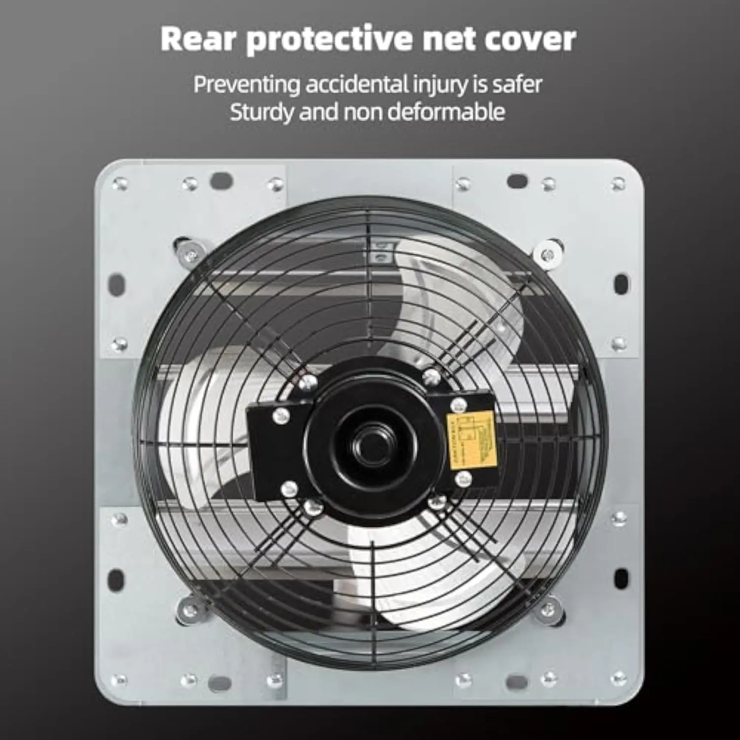 12 inch wall mounted louver exhaust fan, high-speed 1630 rpm ，attic fan, suitable for ventilation, extraction, and exhaust in