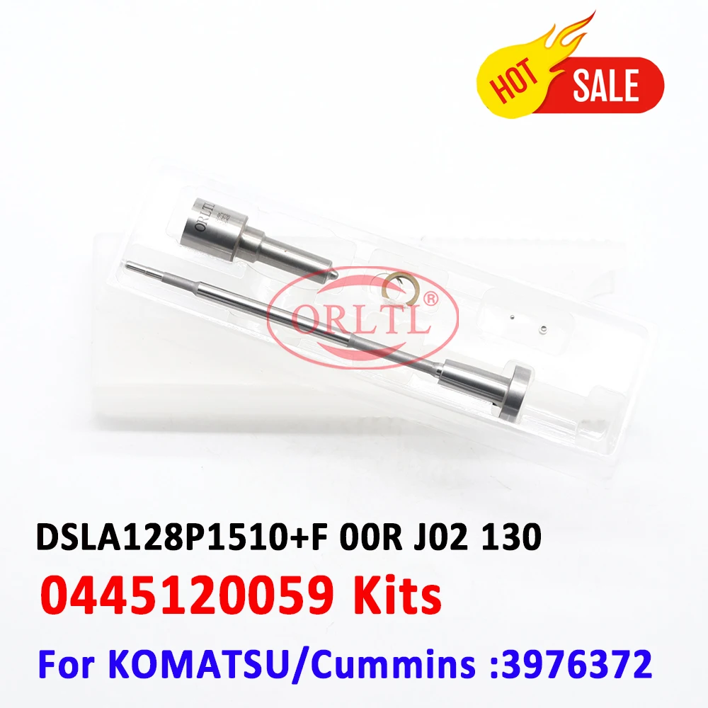 ORLTL 0445120059 Diesel Injector KITS Nozzle DSLA128P1510 VALVE F00RJ02130 For Bosch Cummins KOMATSU 200-8 3976372 4945969