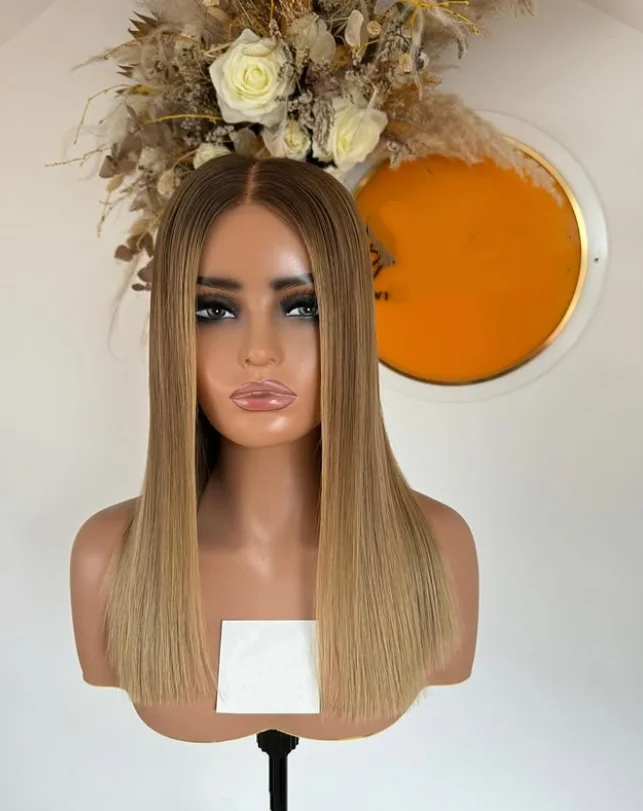 

Ombre Коричневый Блондинка Парик Фронта Шнурка Детские Волосы Парики Для Женщин Бесклеевой Парик Фронта Шнурка Прямой Прозрачный Парик Фронта Шнурка