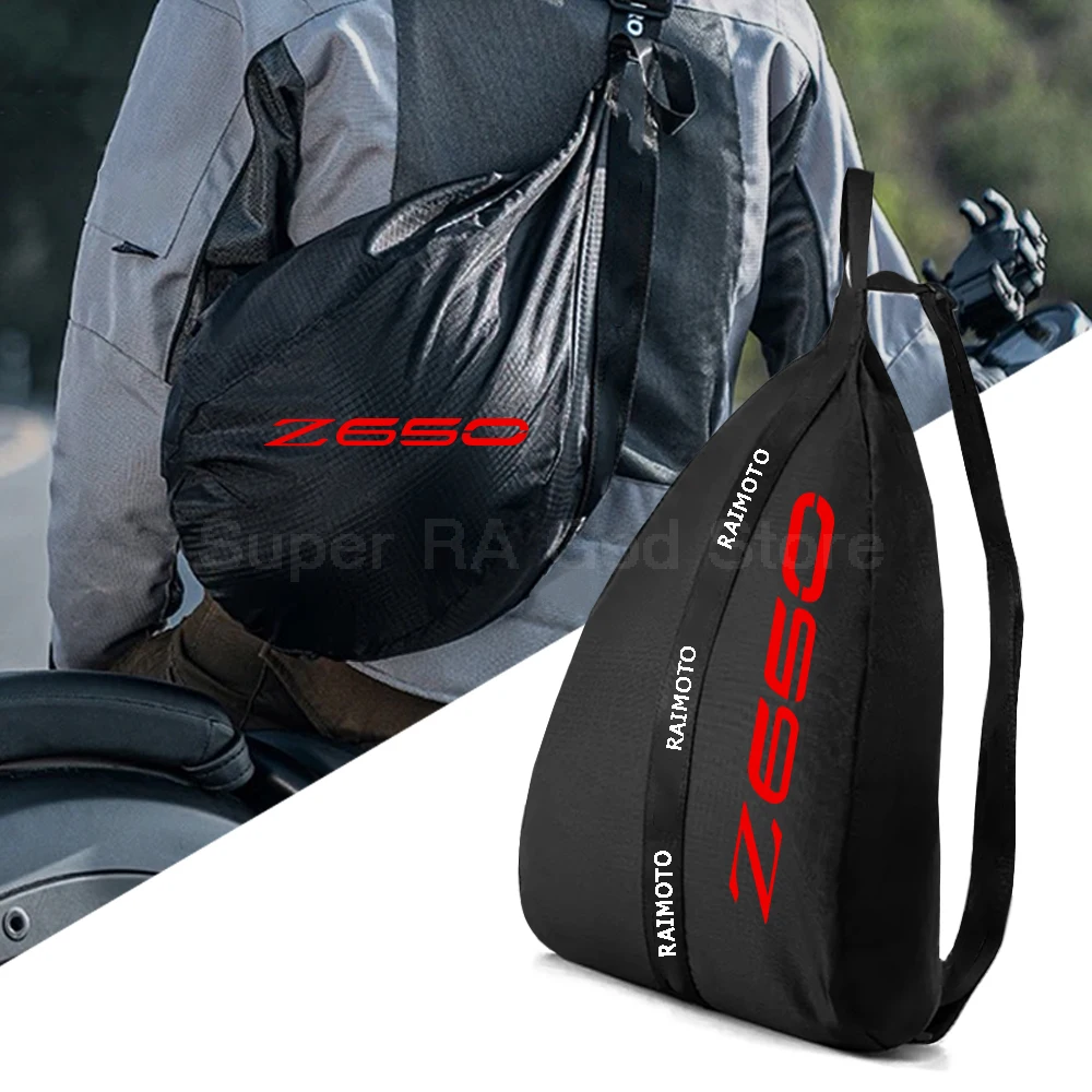 

For Z650 Z 650 2016-2021 Motorcycle Accessories Helmet Backpack Large Capacity Travel Bags Reflective
