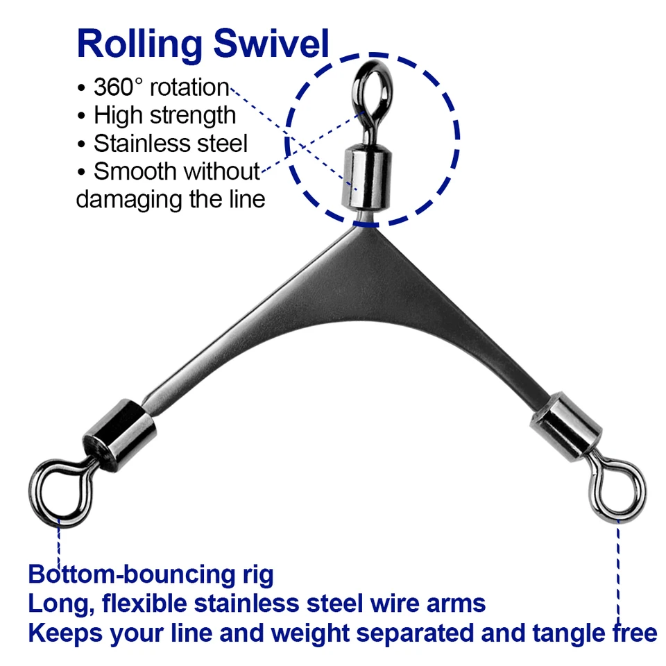 FishTrip 3 Way Swivel Rolling Swivel Fishing Spreader Bar Stainless Steel Fishing Line Break-away Spreader - AliExpress 18 FishTrip 3 Way Swivel Rolling Swivel Fishing Spreader Bar Stainless Steel Fishing Line Break-away Spreader - AliExpress 18
