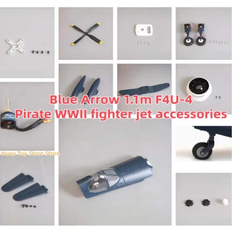 

Стрелы 1,1 м F4u-4 Пиратская мировая война Ii Модель с дистанционным управлением, как настоящий самолет с фиксированным крылом Специальные аксессуары