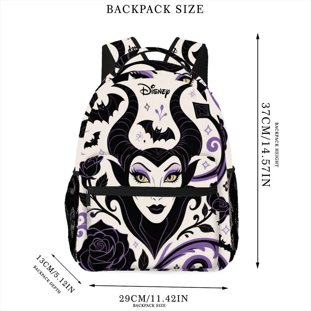 1 قطعة ديزني 2D مطبوعة موضوع حقيبة الظهر الموضة متعددة الاستخدام التنقل اللياقة البدنية السفر التسوق التخييم نمط الشارع الأساسية