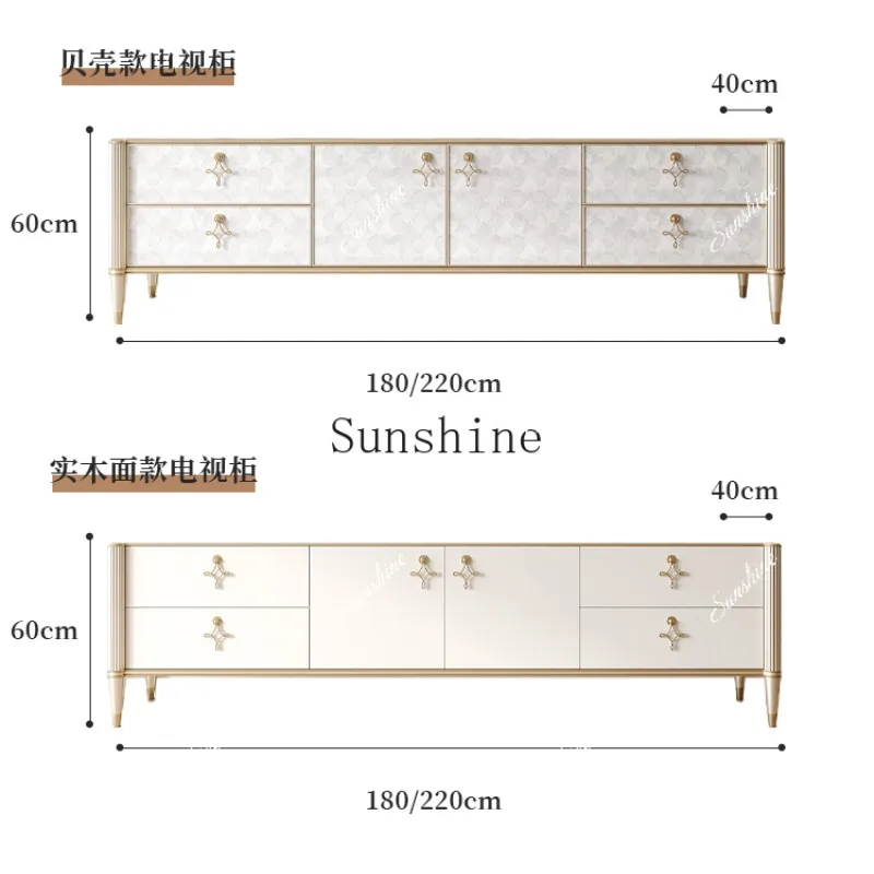 원목 셸 TV 캐비닛 바닥부터 천장까지 통합된 거실 가구 고급스러운 심플한 다용도 서랍장 FT