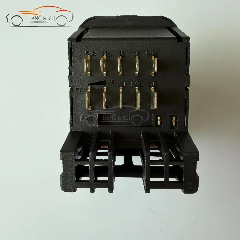 

90381877 241319 90437313 Автозапчасть: Переключатель фар на 10 контактов для Opel Astra, кнопка управления дальним светом