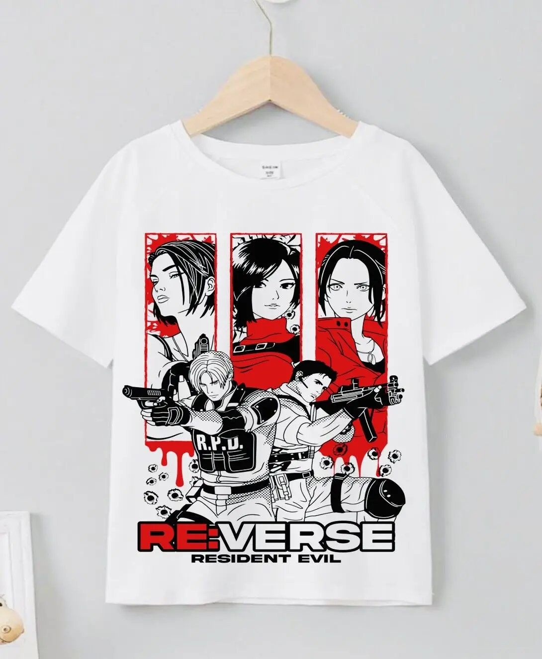 Resident Evil 2 Ada Wong t-shirt - Mens & Women's anime gift- Remake Game Leon