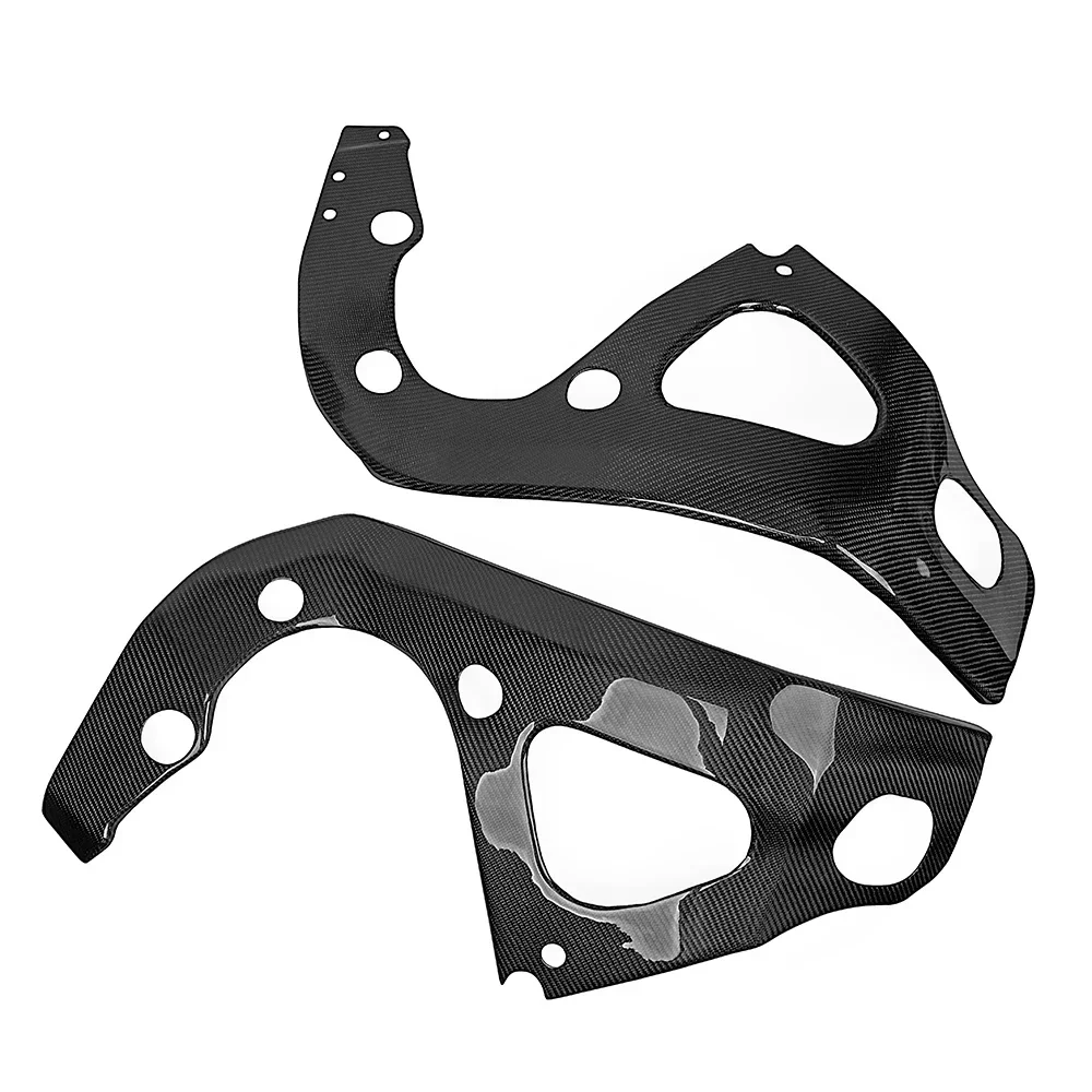 for SUZUKI GSX-R 600 2006 2007 2008 2009 2010 K6 K8 Frame Cover Fairing Carbon Fiber Motorcycle Side Cover Protector