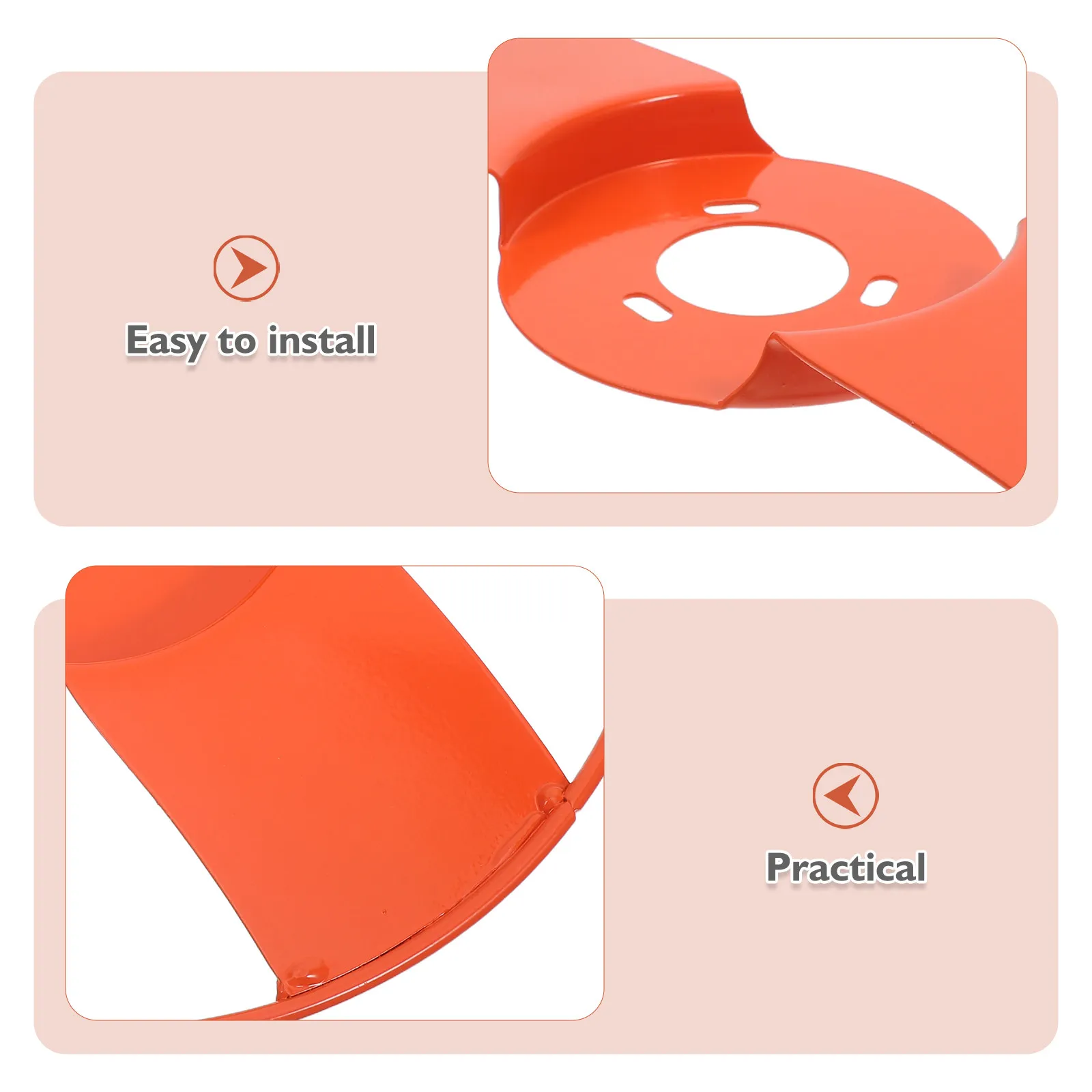 Heavy Duty Trimmer Head Cover Lawn Mower Protective Disc Shield 29Cm Grass Clippings Guard Yard Blocking
