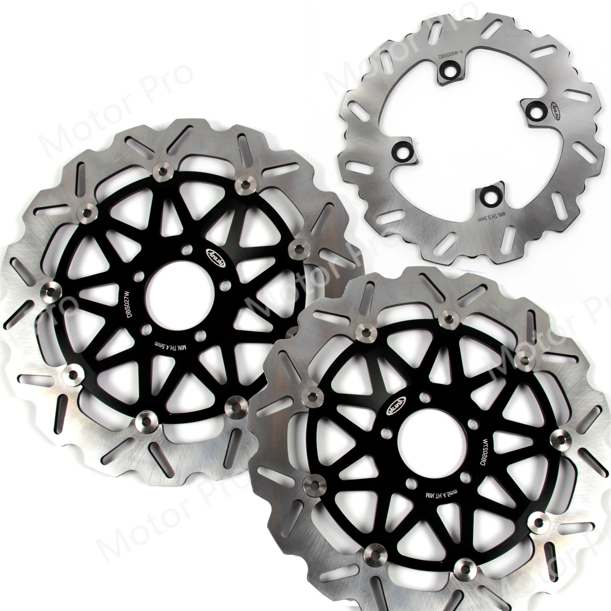 

For Kawasaki Ninja ZX12R 2000 2001 2002 2003 Front Rear Brake Disc Disk Rotor Kit Motorcycle ZX-12R ZX 12R 1200 00 01 02 03