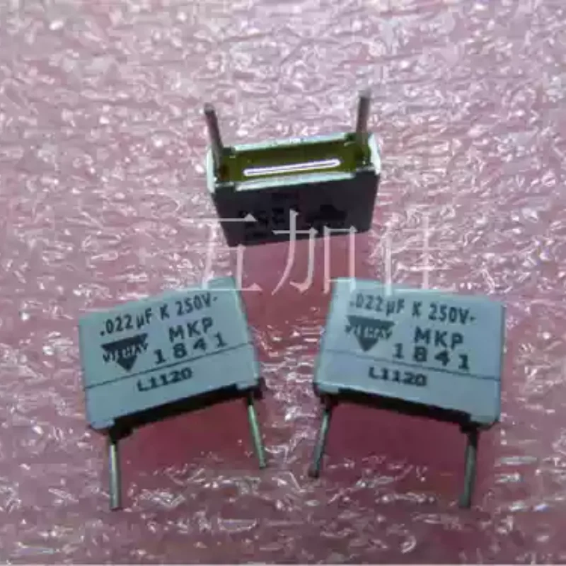 10-100pcs MKP1841 250V0.022UF 250V22NF 250V223 Imported film capacitor pin spacing 11mm