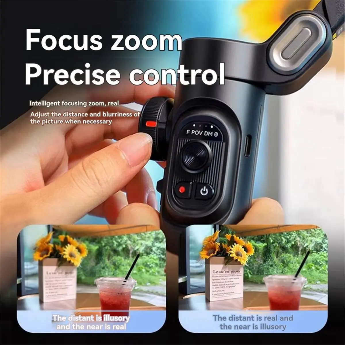 DT81 Smartphone Stabilizer Live Streaming Mount for Short Video LVOG Selfie Three-Axis Anti-Shake Handheld Gimbal
