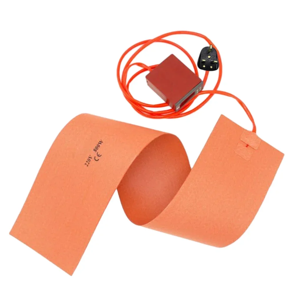 Heating Pad Silicone Heater Blanket 150*900mm 800W 220V UK Plug For Guitar Side Rim Bending Press Heating Electric Parts