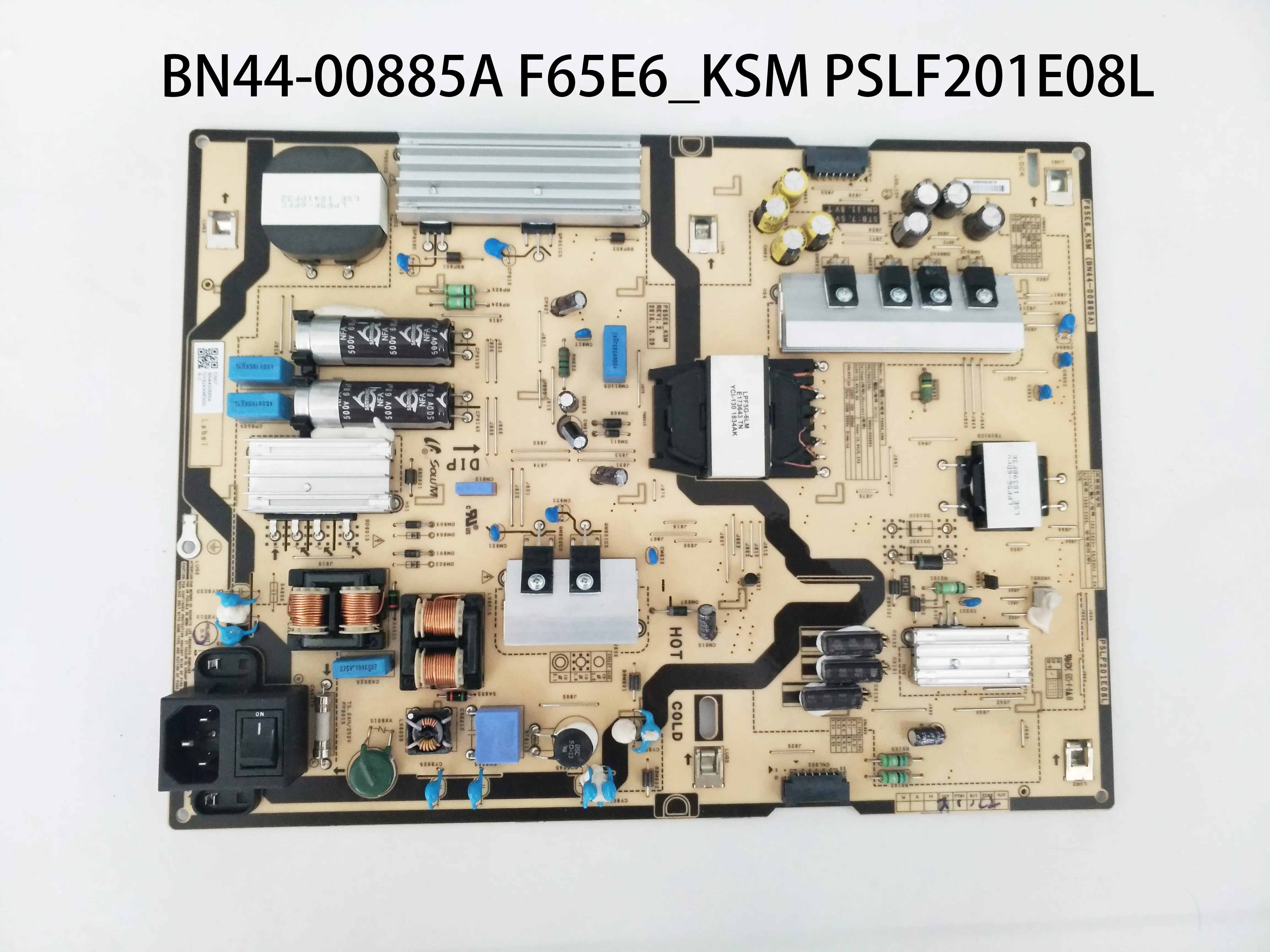 New Genuine PSLF201E08L Power Supply Board BN44-00885A F65E6_KSM is for LH65QMHPLGC/GO LH65QMHPLGC UN65NU6900FXZA UN65NU6900F TV