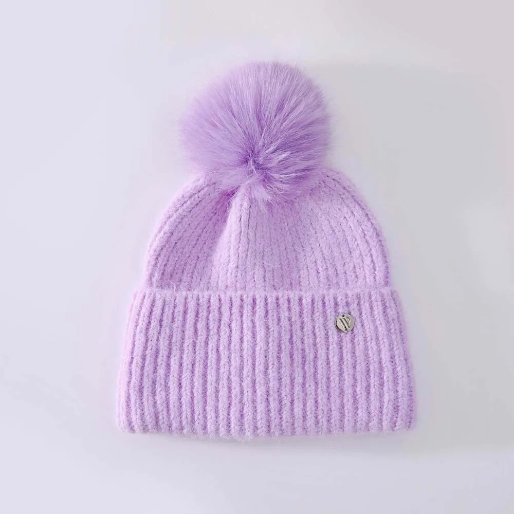 

Earflap Hat Elastic Winter Pullover Cap Trendy Soft Woolen Hat Korean Style All-match Twists Knitted Hat Women