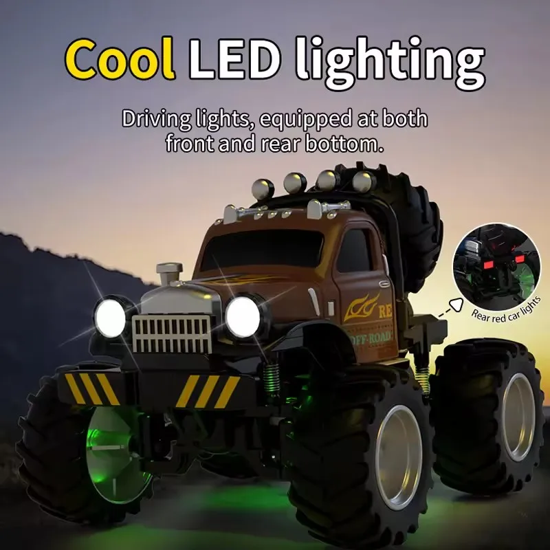 

2,4G внедорожник с дистанционным управлением, регулируемая скорость, сплав, настольная модель, альпинистский автомобиль, сплав, грузовик с дистанционным управлением, игрушка, подарок для ребенка