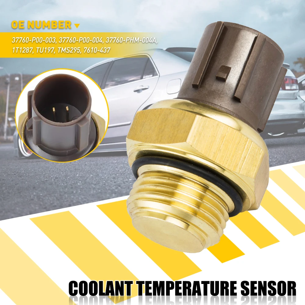 Engine Coolant Temperature Sensor Fit Acura CL INTEGRA MDX RSX TSX Honda ACCORD CIVIC CR-V ODYSSEY PILOT ELEMENT Isuzu OASIS