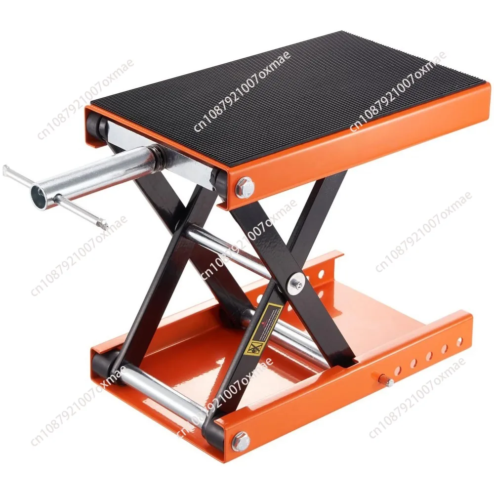 Motorcycle Lift 350/1100/1500 LBS Capacity Motorcycle Scissor Lift Jack with Wide Deck & Safety Pin for Bikes Motorcycles