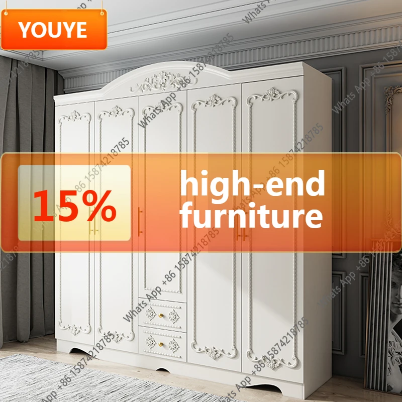 Armario Moderno Nórdico O A Salon con Puertas, Guardarropa para Niñas, Armarios de Ropa para Dormitorio, Guardarropa Princesa, Muebles de Moda