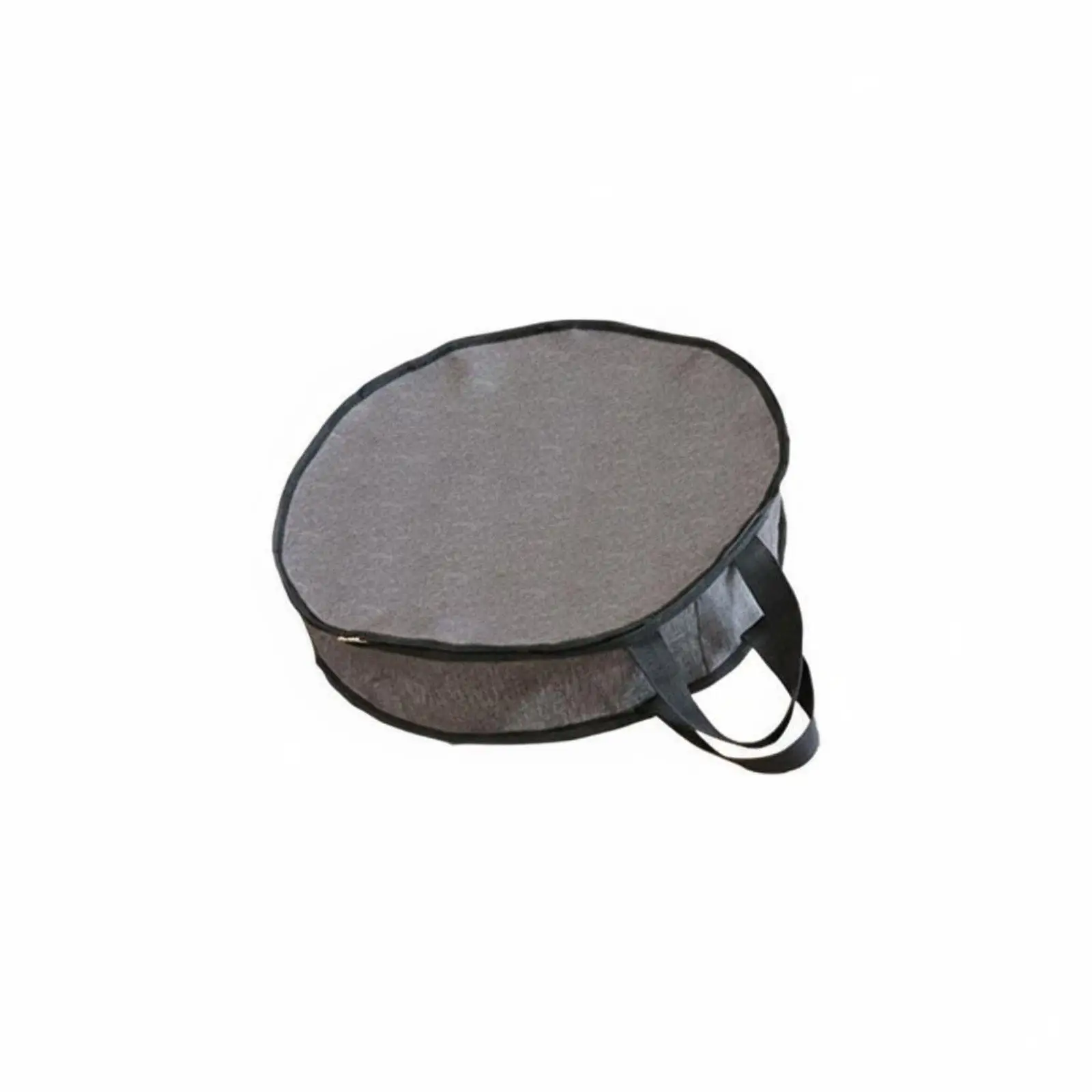 Drum Carry Case Round Cymbal Bag Percussion Accessory Large Opening Zipper for Travel Studio Practice