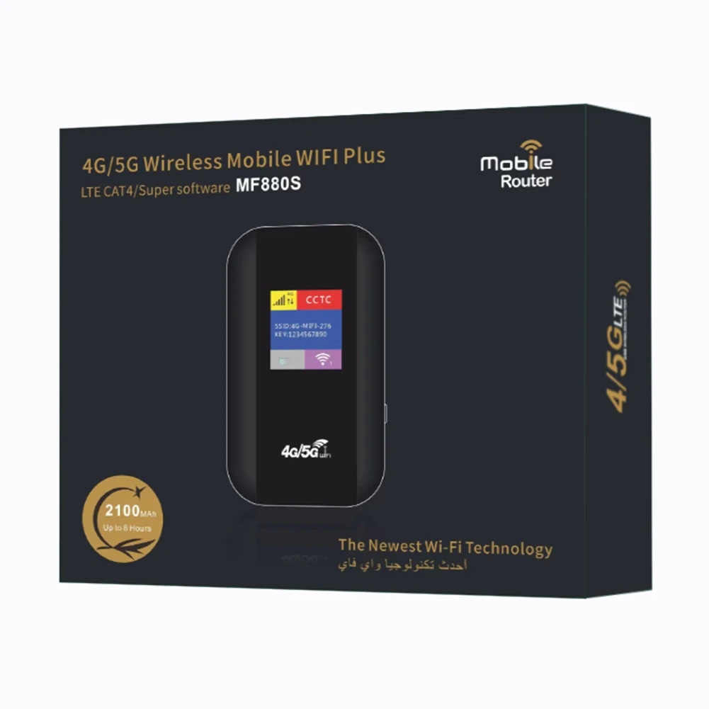 4G Lte-роутер, 2100 мАч, Мбит/с