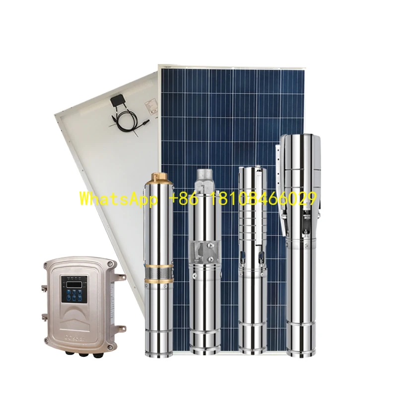 

DC Motor for Irrigation Systems for Clean Water Customizable 112m Solar Water Submersible Pump with 72V Screw 112m Head
