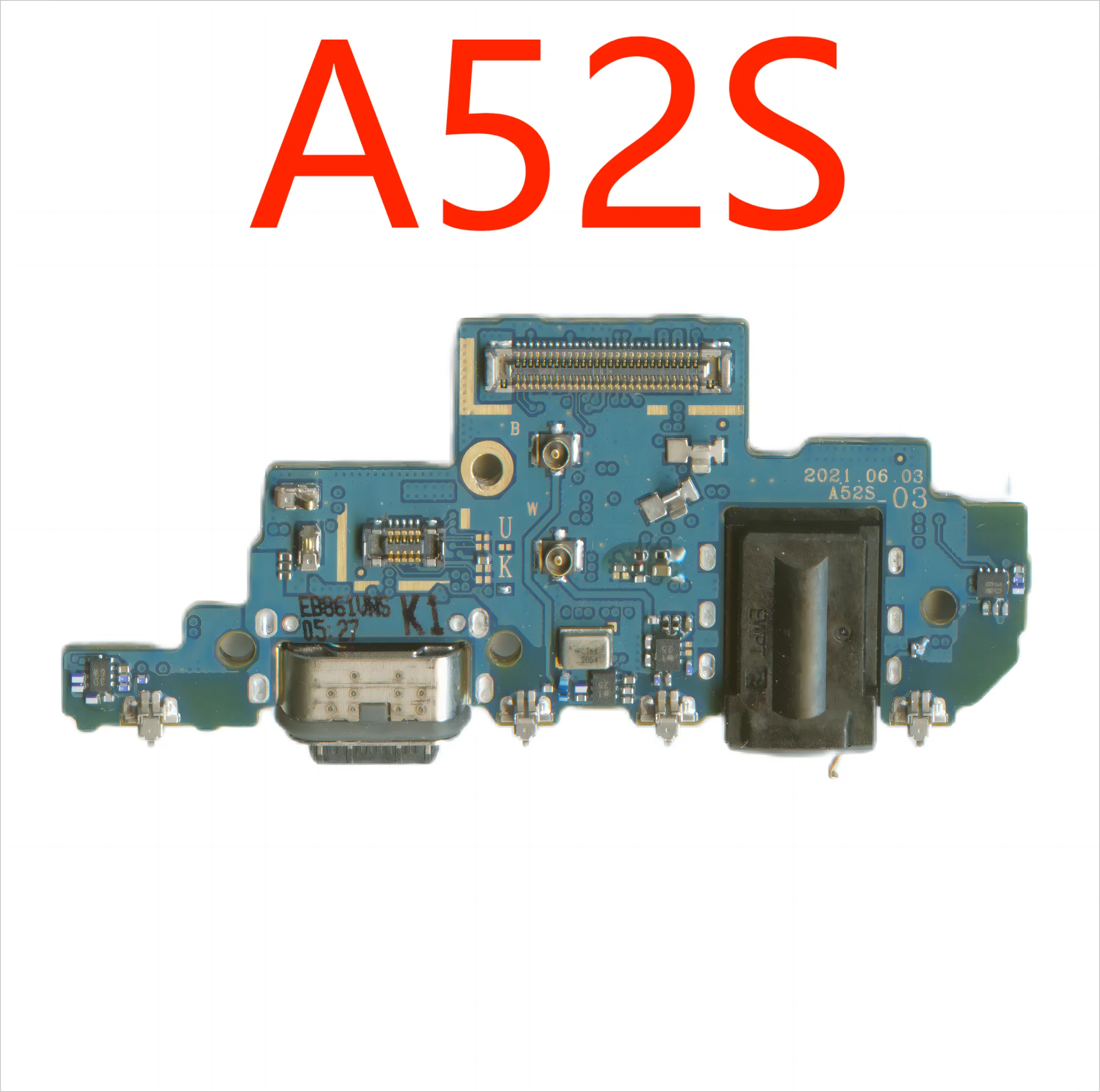 USB Charging Port Dock Connector Replacement For Samsung Galaxy A52S SM-A528B Charger Board