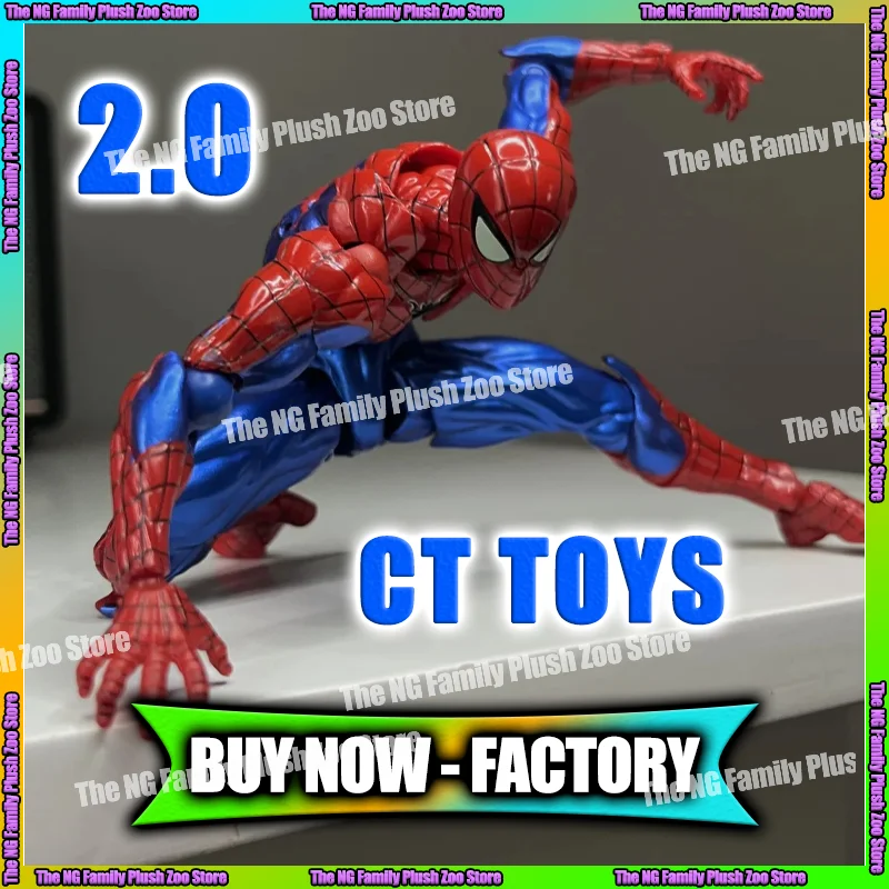 

In Stock Ct Toys Amazing Yamaguchi Spider-Man 2.0 Figure Spiderman Agent Venom Mafex Anime Action Figure Customized Gifts Toys