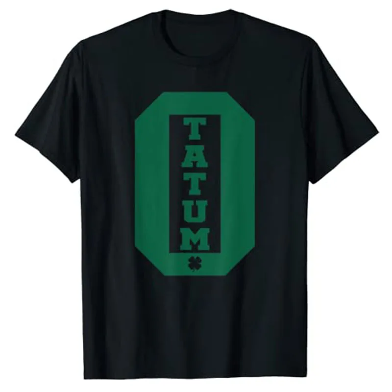 Tatum T-Shirt Tatum-Fans Outfit Gift Idea Letters Printed Sports Tee Tops Short Sleeve Basketball Lover Jersey for Kids Adults