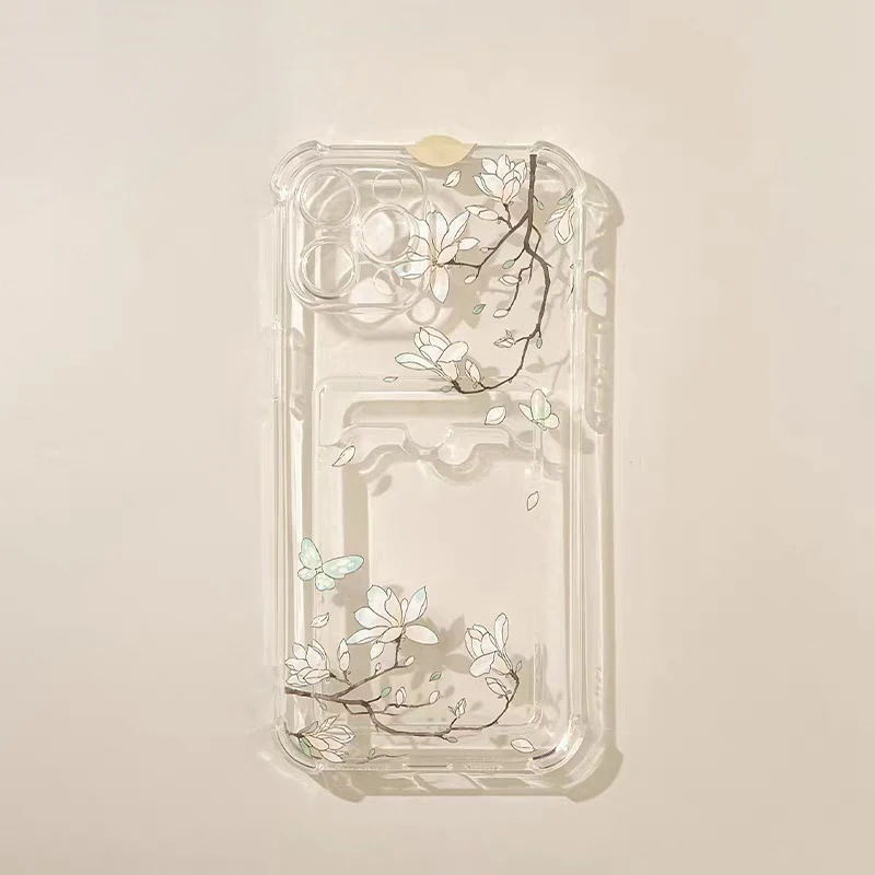 لوتس زهرة حامل بطاقة الصورة الأزهار الحال بالنسبة آيفون 17 برو ماكس 17 الهواء 16E 13 14 15 برو ماكس 11 12 13 برو 16 زائد غطاء المحفظة