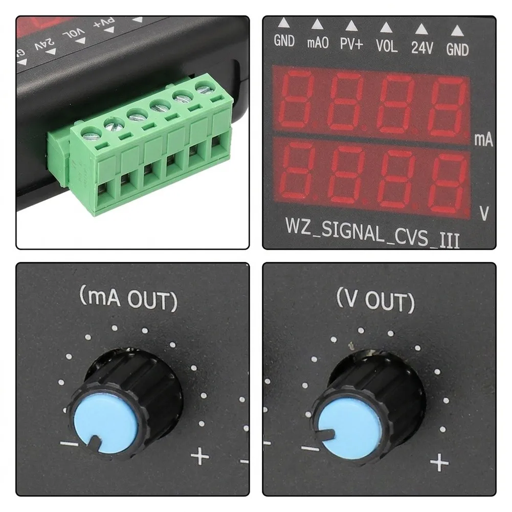 24V Compatible Signal Generator for Industrial Calibration Featuring 0.01mA Adjustable Steps and Low Voltage Indicator