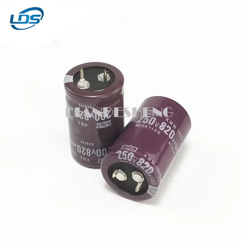 1pcs Bull Horn Aluminum electrolytic Capacitor 200V820UF Electrolytic Capacitor 820UF 250V 22*40 25×45 30x30