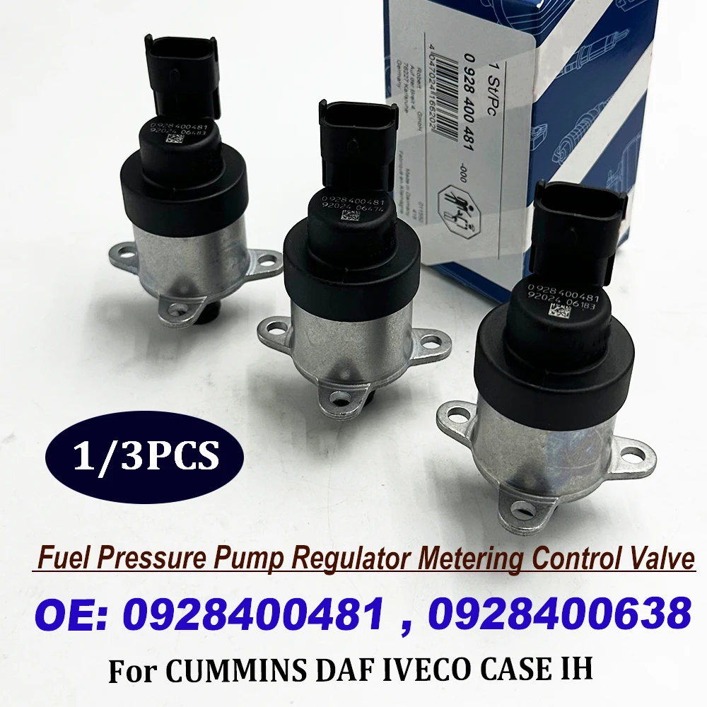 NEW 1/3PCS 0928400481 4254185 Control Valve Fuel Pressure Regulator 928400481 961280670014 0928400638 For C-UMMINS I-VECO