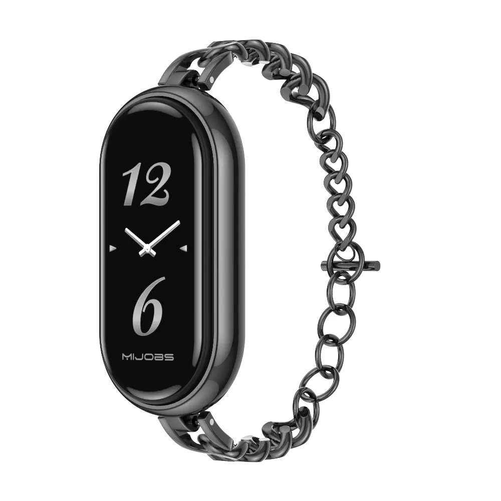 For Mi Band 9 Strap Chain for Xiaomi Smart Band 8 Bracelet Girls Women Watch Band Strap Mi band 7 6 5 4 3 Wristband Mi8 Correa