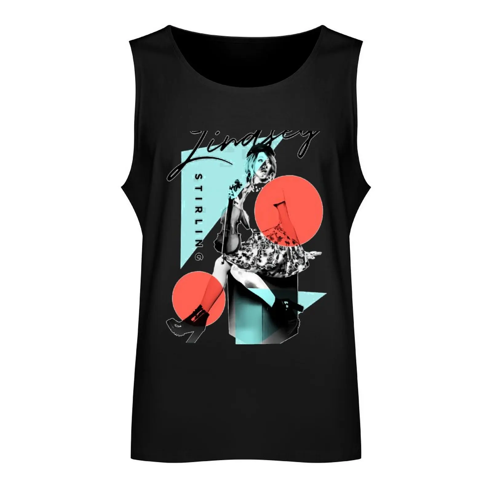 LINDSEY STIRLING Tank Top t-shirts for men Gym t-shirt man Man sleeveless shirt Men's gym t-shirt