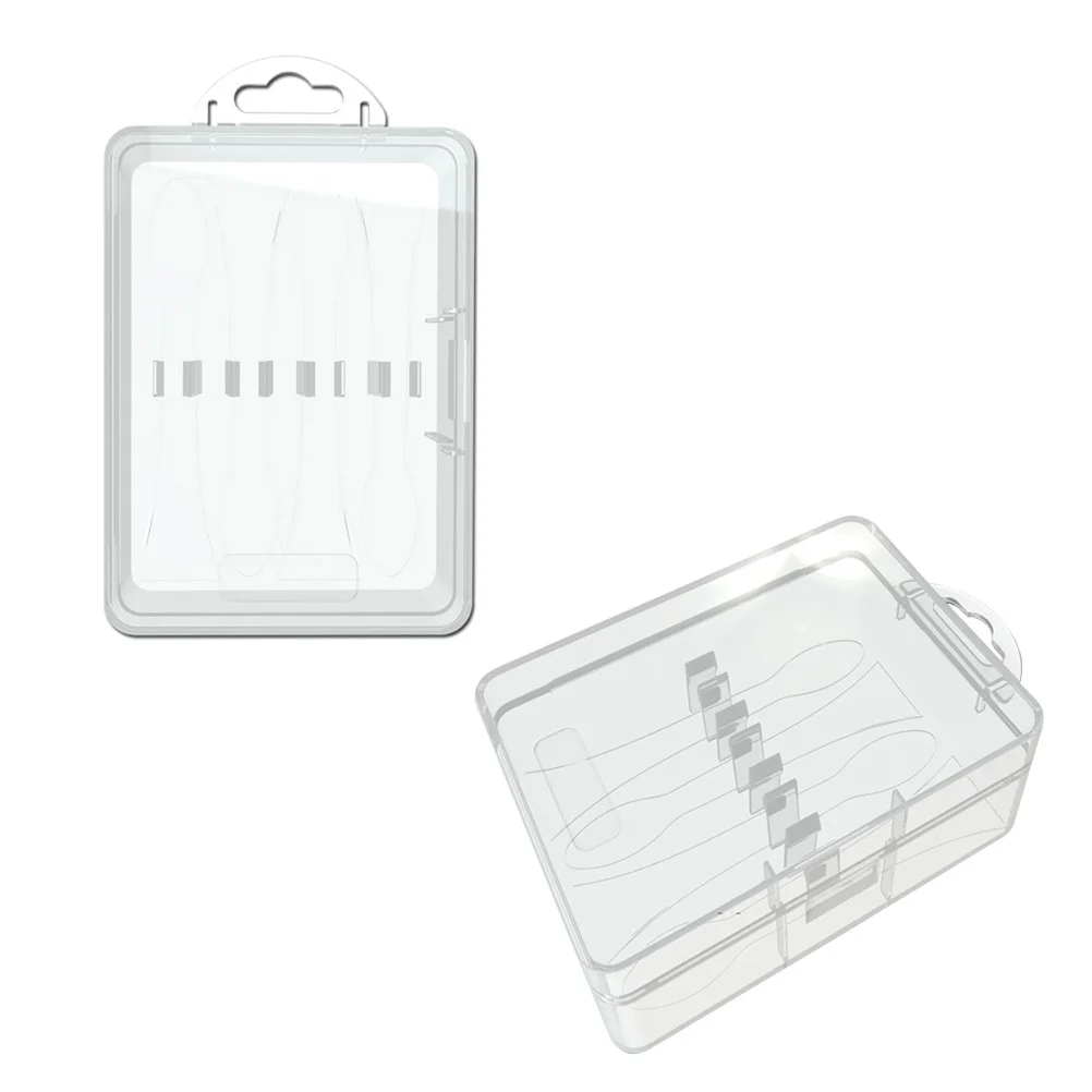 Estojo de armazenamento de cabeças de escova de dentes elétrica portátil 4 suportes compacto viagem caixa protetora à prova de poeira capa de escova de dentes