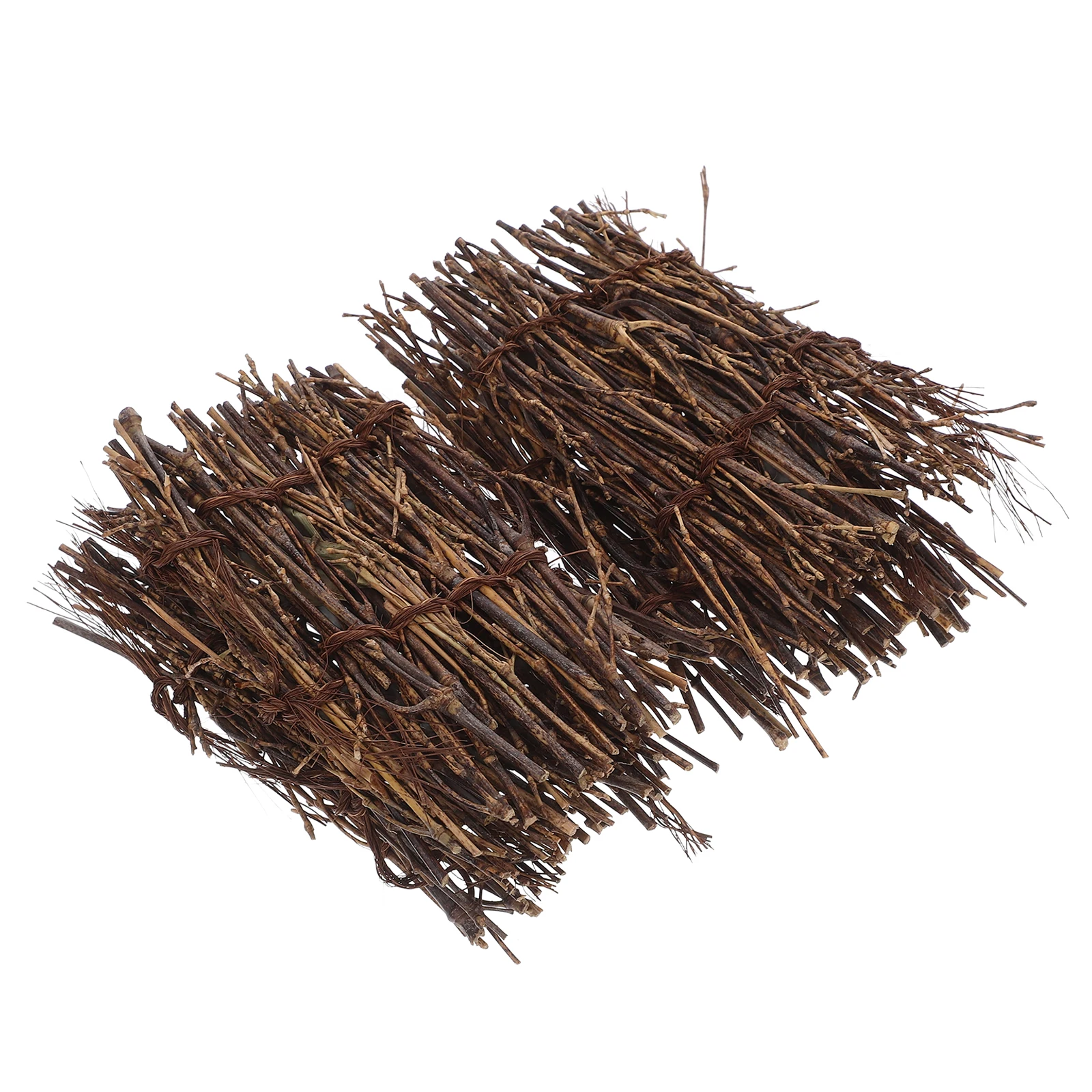 

6 Pcs Bamboo Fence Tray Sushi Arrangement Japanese Sashimi Decoration Decorations Vintage Ornaments Table Fence Tabletop